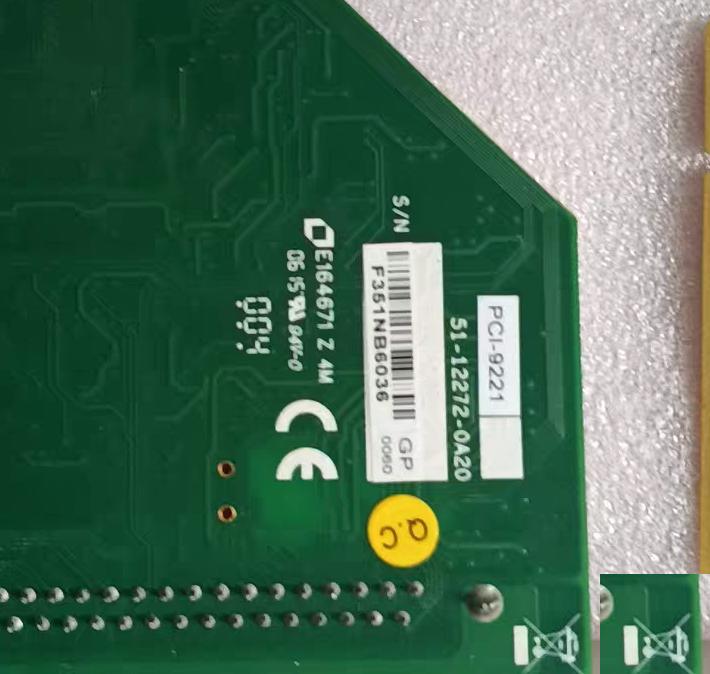 PCI-9221 51-12272-0A20 16 16 PCI-9221