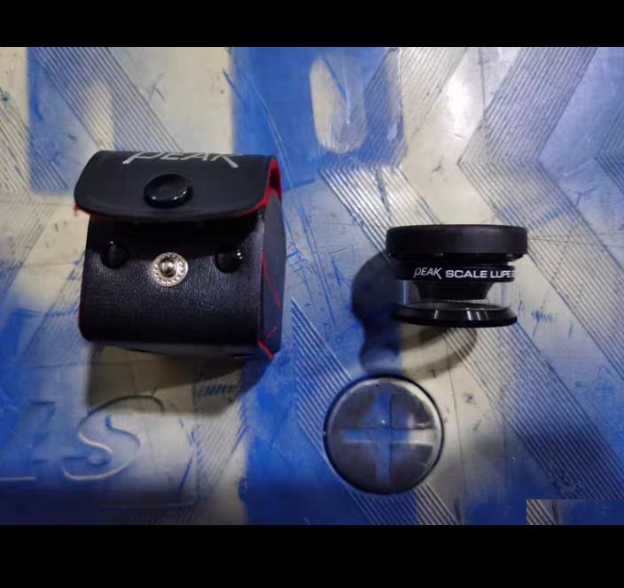 PEAK SCALE LUPE 20X 0 1mm 1