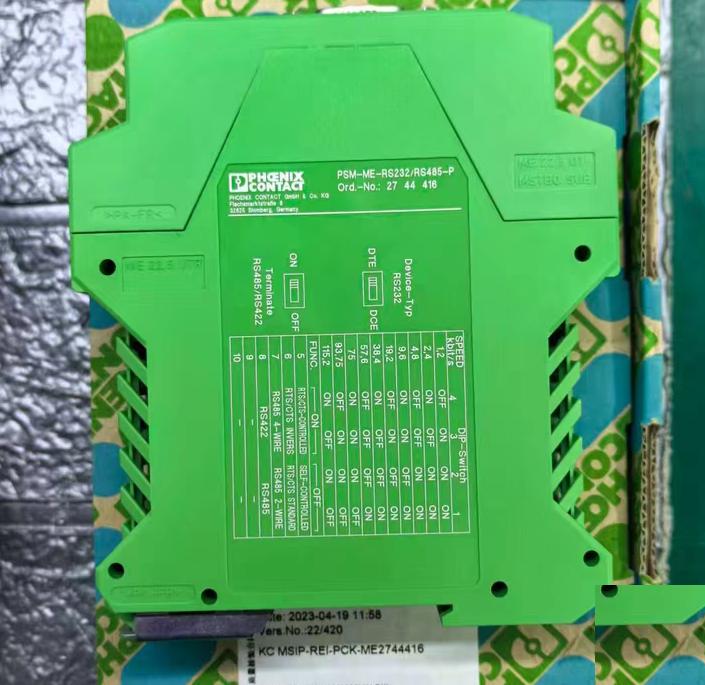 PHOENIX CONTACT PSM-ME-RS232 RS485-P 2744416 RS232 RS485 24VAC DC -40℃ 70℃