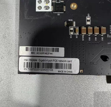 POE INTEL I350T4 PCE-EX4 PCIe4
