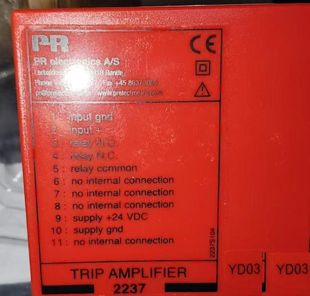 PR 2202 R I TRANSMITTER PR 2237 24V 0-100 4-20mA