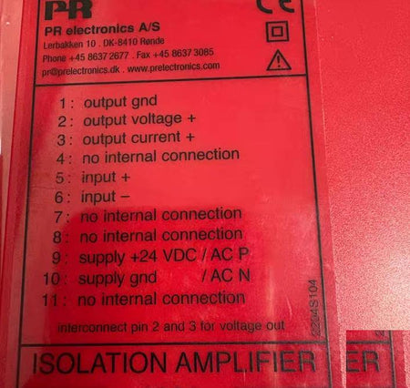 PR 2204 ISOLATION AMPLIFIER Damcos