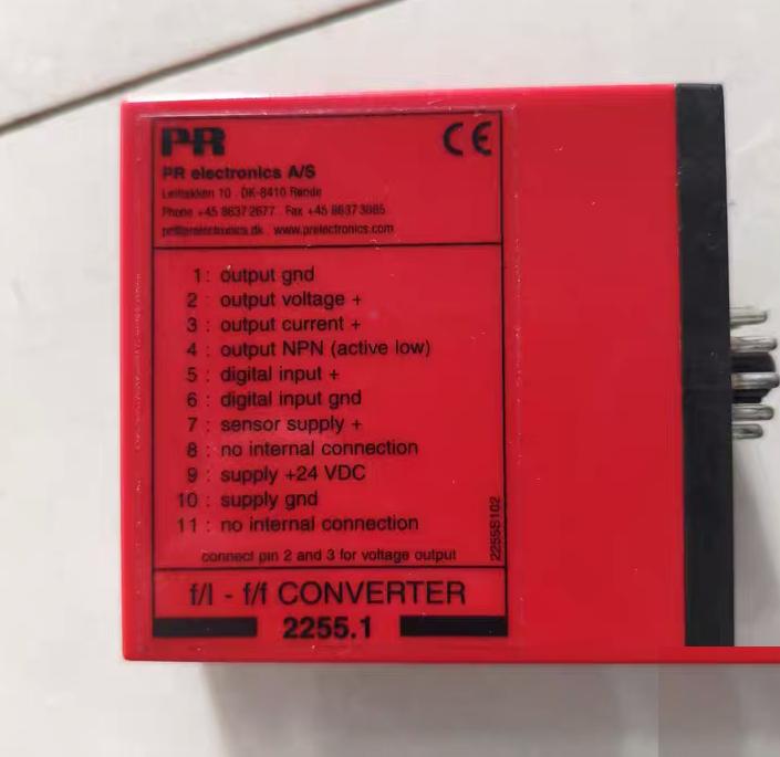 PR electronics 2255B1X 2255 1 24VDC 2 4W Hz 12V