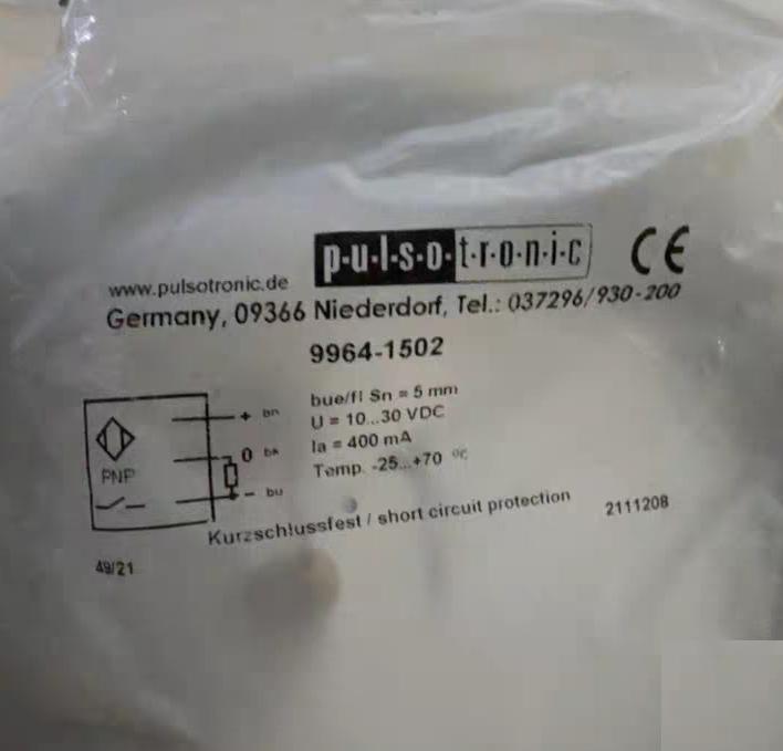 PULSOTRONIC 9964-1502 PNP 10-30V DC 400mA -25 70