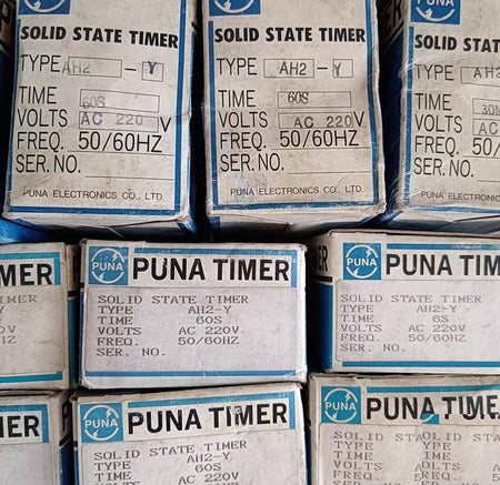 PUNA AH2-Y 60S 220V 15 AH2-Y 30M 1 AH2-Y 6S 2 AH2-Y 30S 1 AH2-Y2 6S 1 AH3-3 30M 1 AH3-3 3S 1 220V 22 35