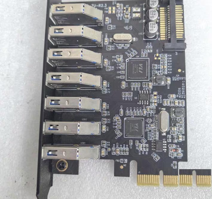 PVU3-7U PCI-E USB3 0 7 USB SATA