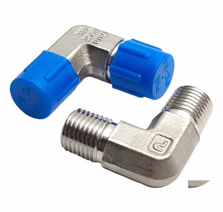 Parker 2-2 ME-SS Male Elbow Fittings 1 8 in NPT to 1 8 in NPT Male
