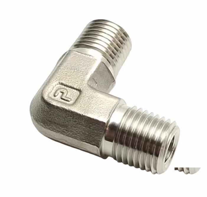 Parker 2-2 ME-SS Male Elbow Fittings 1 8 in NPT to 1 8 in NPT Male