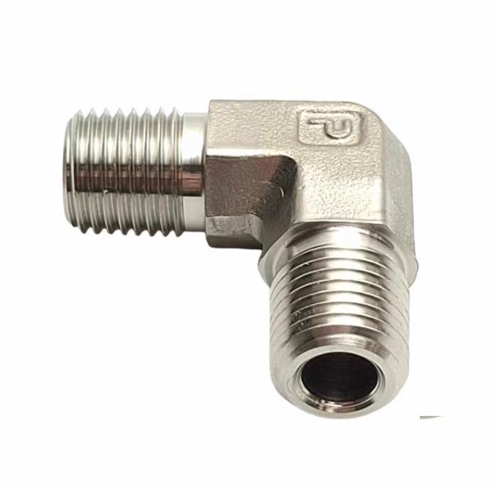Parker 2-2 ME-SS Male Elbow Fittings 1 8 in NPT to 1 8 in NPT Male