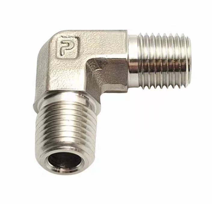 Parker 2-2 ME-SS Male Elbow Fittings 1 8 in NPT to 1 8 in NPT Male