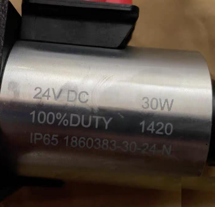 Parker 24V DC 30W 1 29A 350bar max P A B 210bar max T