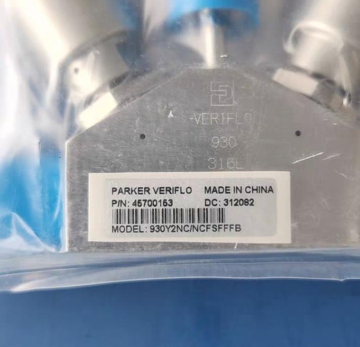 Parker 45700163 930Y2NC NCFSFFFB 1 Ultra-High Purity UHP Low Flow Pressure Diaphragm Valve Manifold 930Y Series 1 4 Face Seal Female