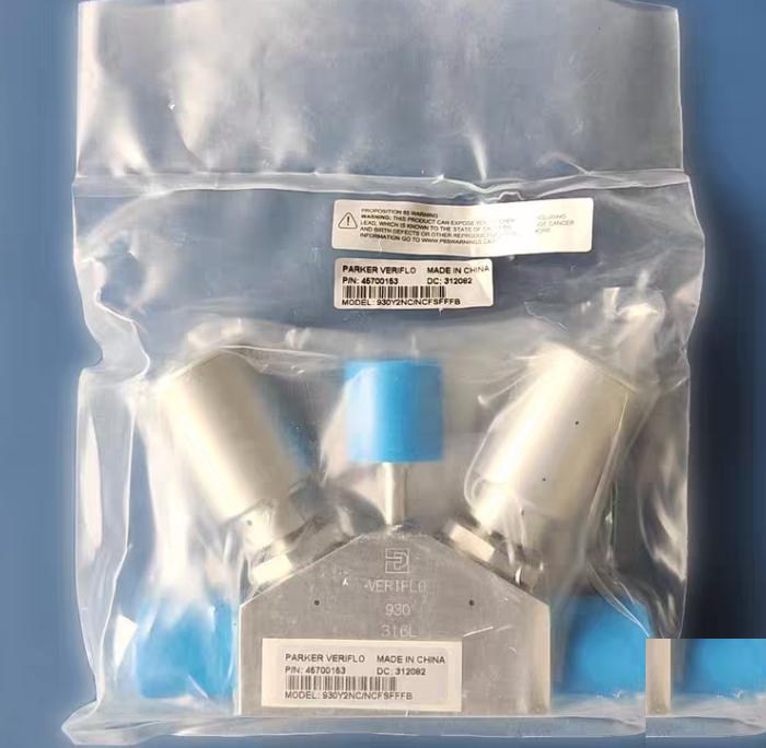 Parker 45700163 930Y2NC NCFSFFFB 1 Ultra-High Purity UHP Low Flow Pressure Diaphragm Valve Manifold 930Y Series 1 4 Face Seal Female