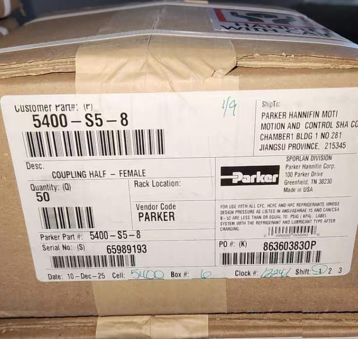 Parker 5400-S2-8 5400-S5-8 1 2 22008-8