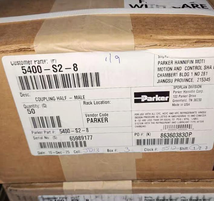 Parker 5400-S2-8 5400-S5-8 1 2 22008-8