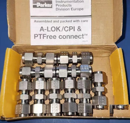Parker 6SC6-316 3 8 130 316 Stainless Steel 3 8 Union Tube Fittings A-LOK® Series