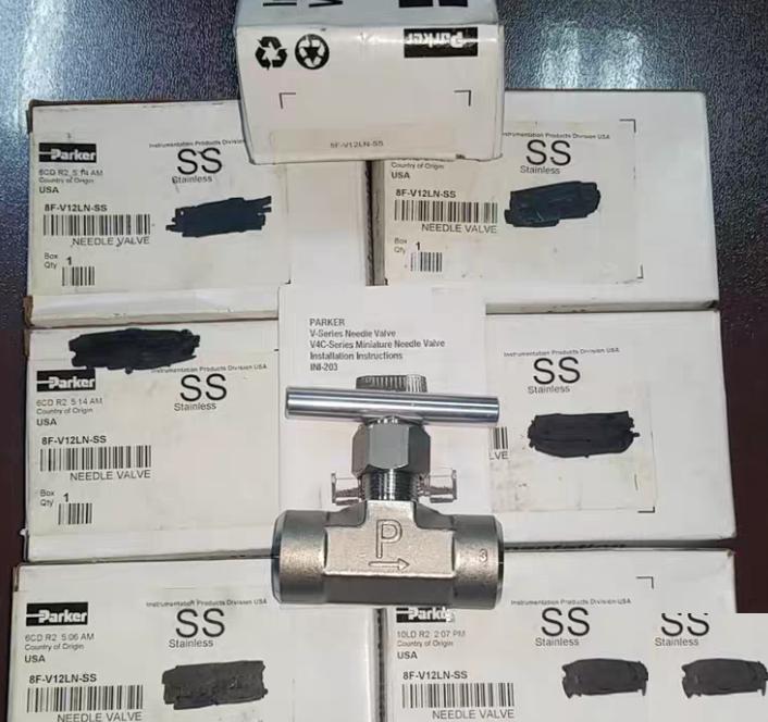 Parker 8F-V12LN-SS 1 2 FNPT 6 Connection 2 Size 1 2 Connection 1 Size 1 2 Body Size inch 3 4 Body Material 316 Stainless SteelConnection 2 Style NPT FConnection 1 Style NPT FBody Type InLineStem Type Needle 1 80 Cv 1 2 in FNPT SS-18RF8 3 708 48