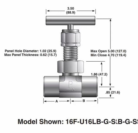 Parker 8PSW-U16LR-T-SS 1 2 Pipe Socket Weld