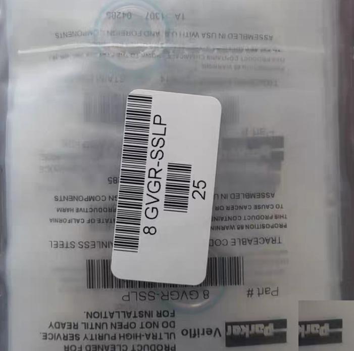 Parker 8 GVGR-SSLP 1 2 GASKET AMAT P N 3320-01166 101 5RMB 200