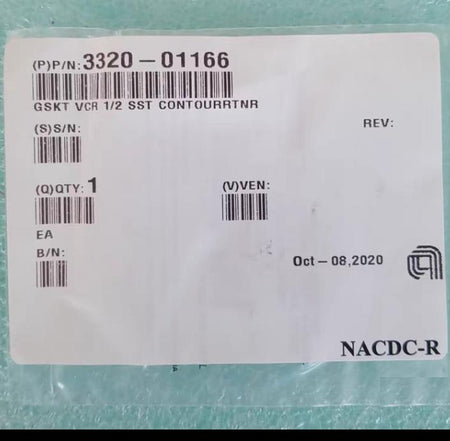 Parker 8 GVGR-SSLP 1 2 GASKET AMAT P N 3320-01166 101 5RMB 200