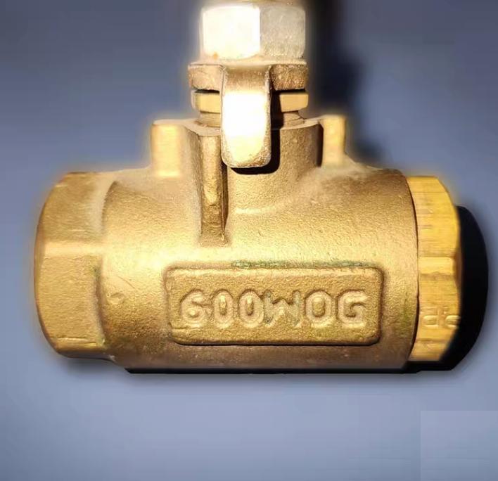 Parker Hannifin V500P-4 Brass Industrial Ball Valve PTFE Seal 600 psi 1 4 Female Thread x 1 4 Female Thread Apollo 70-101-01A