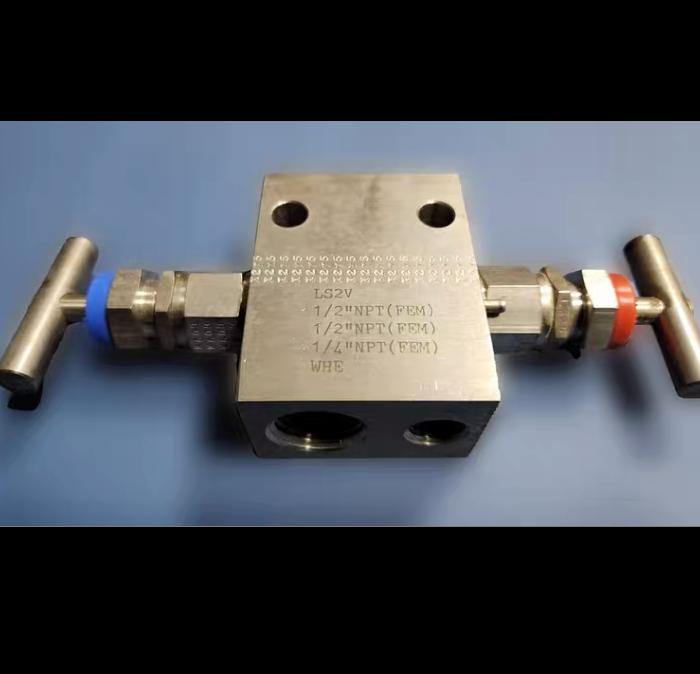 Parker LS2V 4 PARKER HLS2V MANIFOLD VALVEdesigned for general gaseous and fluid applications featuring 6 000 PSI max pressure 316 stainless steel construction and 1 2 1 4 FNPT port sizes Suitable for temperatures ranging from 54 260 C