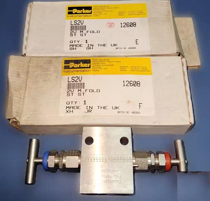 Parker LS2V 4 PARKER HLS2V MANIFOLD VALVEdesigned for general gaseous and fluid applications featuring 6 000 PSI max pressure 316 stainless steel construction and 1 2 1 4 FNPT port sizes Suitable for temperatures ranging from 54 260 C