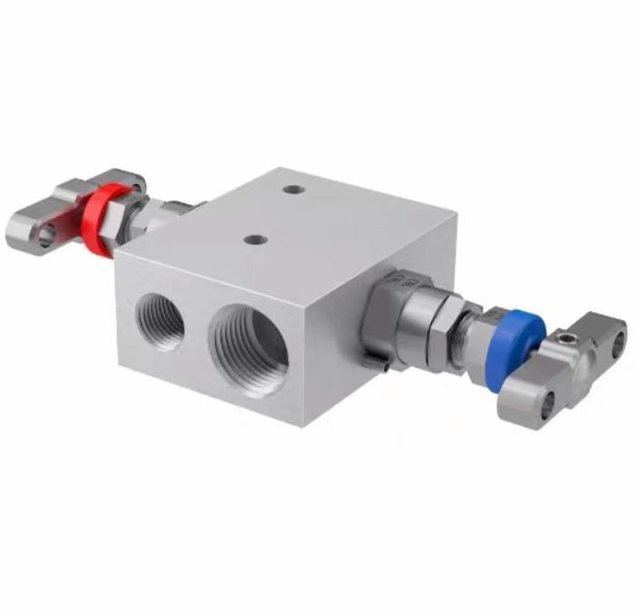 Parker LS2V 4 PARKER HLS2V MANIFOLD VALVEdesigned for general gaseous and fluid applications featuring 6 000 PSI max pressure 316 stainless steel construction and 1 2 1 4 FNPT port sizes Suitable for temperatures ranging from 54 260 C