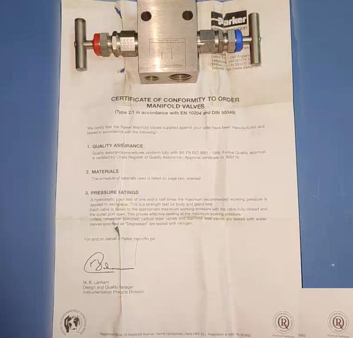 Parker LS2V 4 PARKER HLS2V MANIFOLD VALVEdesigned for general gaseous and fluid applications featuring 6 000 PSI max pressure 316 stainless steel construction and 1 2 1 4 FNPT port sizes Suitable for temperatures ranging from 54 260 C