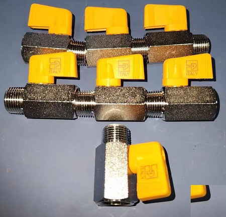 Parker MV608-6 Mini Ball Valve 3 8 NPT Male Female Chrome Plated Brass item Mini Ball ValveType Parker Ball ValvesMaterial Chrome Plated BrassSize 3 8 NPT Male X 3 8 NPT FemaleMax Pressure 450 PSISeals PTFE Viton