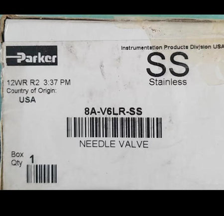 Parker Needle valve 8A-V6LR-SS 2 750RMB Parker Needle valve 8A-V6LN-SS 7 100