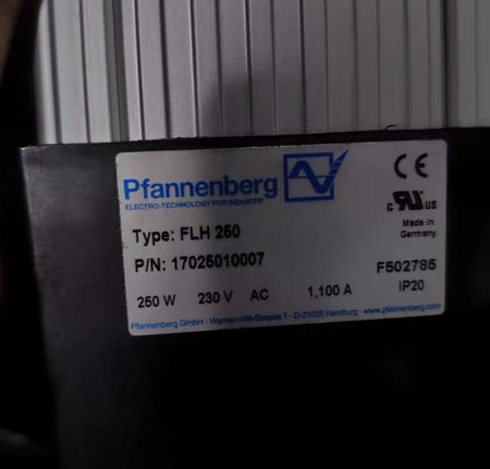 Pfannenberg FLH 250 17025010007 250W 230V AC IP20
