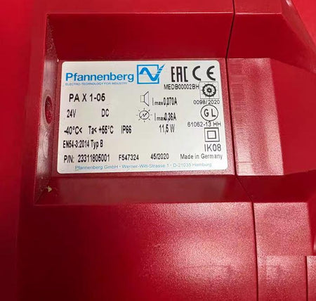 Pfannenberg PA X 1-05 DC24V IP66 -40℃ 65℃