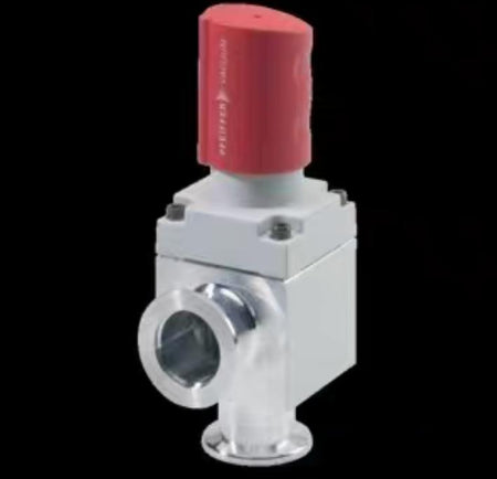 Pfeiffer PFA41003 14 AVC 025 SA angle valveQuick opening by partly turning the rotary knobBellows-sealedWith visual indication of open and closed positionsService life 10 000 operating cyclesThe valve must always be fully opened closed locked
