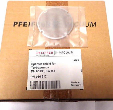 Pfeiffer PM 016 312 Fine Inlet Screen 0 8 mm Splinter Guard This screen fits HiPace 80 with Conflat CF 4 5 flange Pfeiffer Turbopump part number PM P03 941 AHiPace 80 NEO with Conflat CF 4 5 flange Pfeiffer Turbopump part number PM P080 301 10