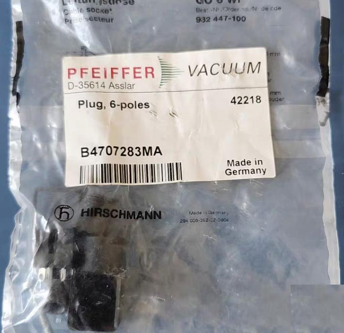 Pfeiffer PT448250-T Pfeiffer Sensor Cable for Compact FullRange Gauges and Controller Units 3 meters Hirschmann GO 6 WF 932447100Pfeiffer B4707283MA
