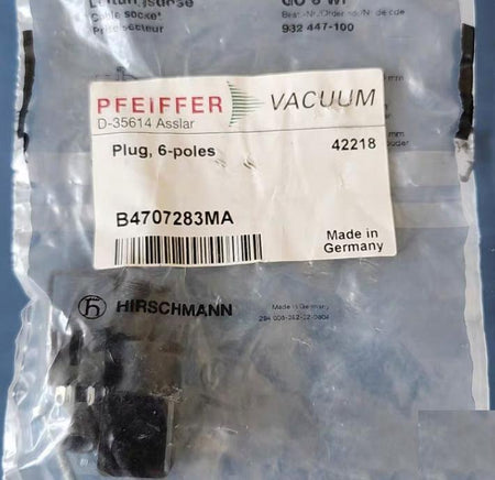 Pfeiffer PT448250-T Pfeiffer Sensor Cable for Compact FullRange Gauges and Controller Units 3 meters Hirschmann GO 6 WF 932447100Pfeiffer B4707283MA