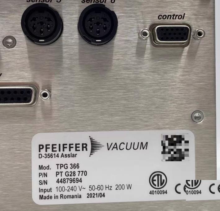 Pfeiffer TPG 366 PTG28770 Maxi Gauge Controller8 10