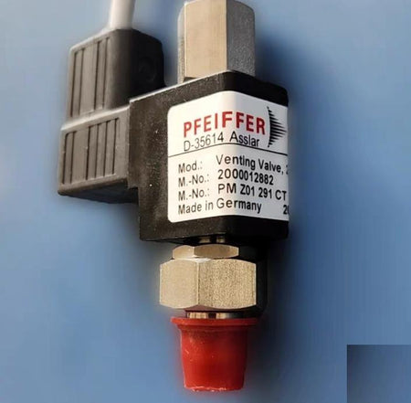 Pfeiffer TVF 005 PMZ01291CT Venting Valve24VAC Pfeiffer TVF 005 Vent Valve for Hipace Turbo Pump with TC400 or TC1200 Drive G-1 8 connection with M12 Connector 2000012882 PM Z01 291 CT PMZ01291CT