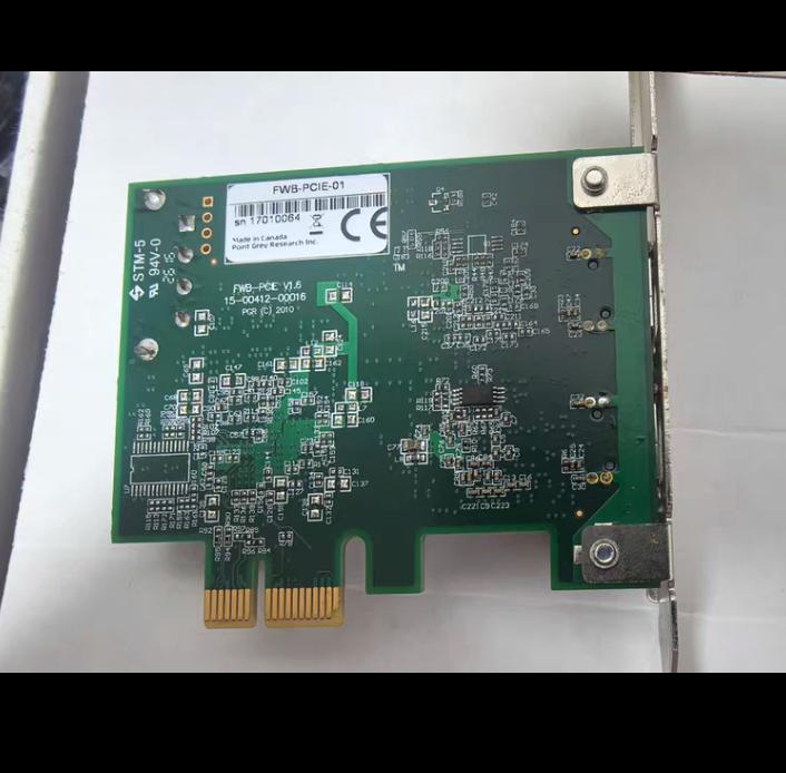 PointGrey FWB-PCIE-01 V1 6 FirePRO 1394B PCI-E HDV DV 800 Mb s Made in Canada PointGrey FWB-PCIE-01 V1 6