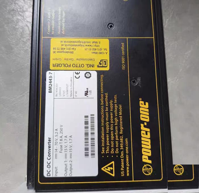 Power-one DC-DC BM2443-7 14-70V 15V 1 7A 2