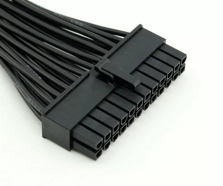 Power Supply PSU 24 Pin ATX Mainboard Motherboard Adapter Connector Cable Dual
