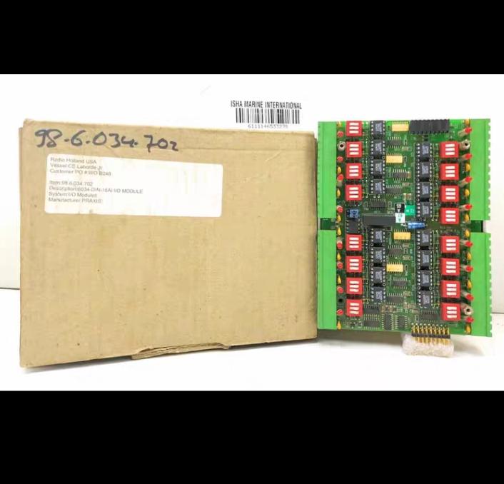 Praxis Automation 98 6 034 702 Analog I O Module DIN-I O Board