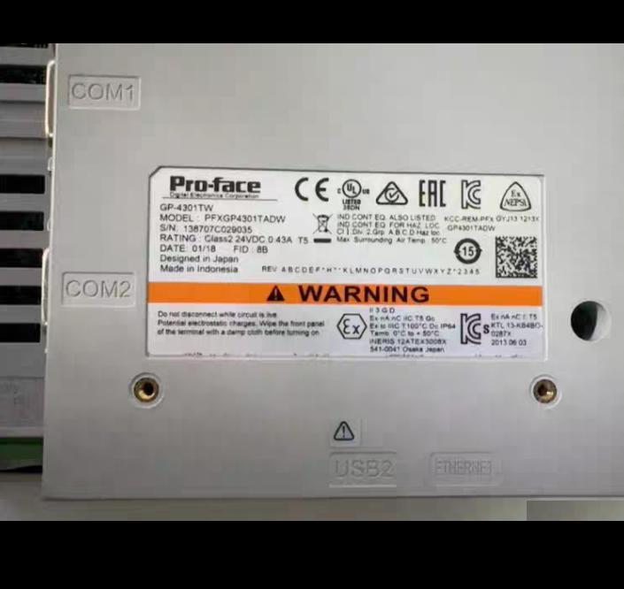 Pro-face GP-4301TW PFXGP4301TADW USB 24VDC
