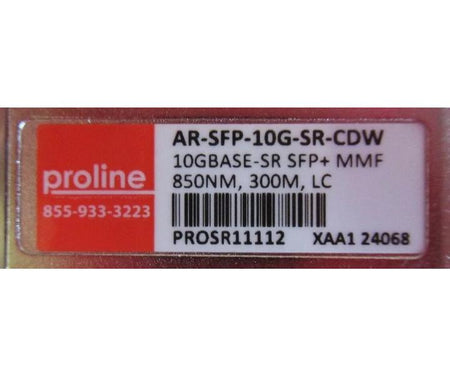 855-933-3223 AR-SFP-10G-SR-CDW 10GBase-SR 850nm 300m