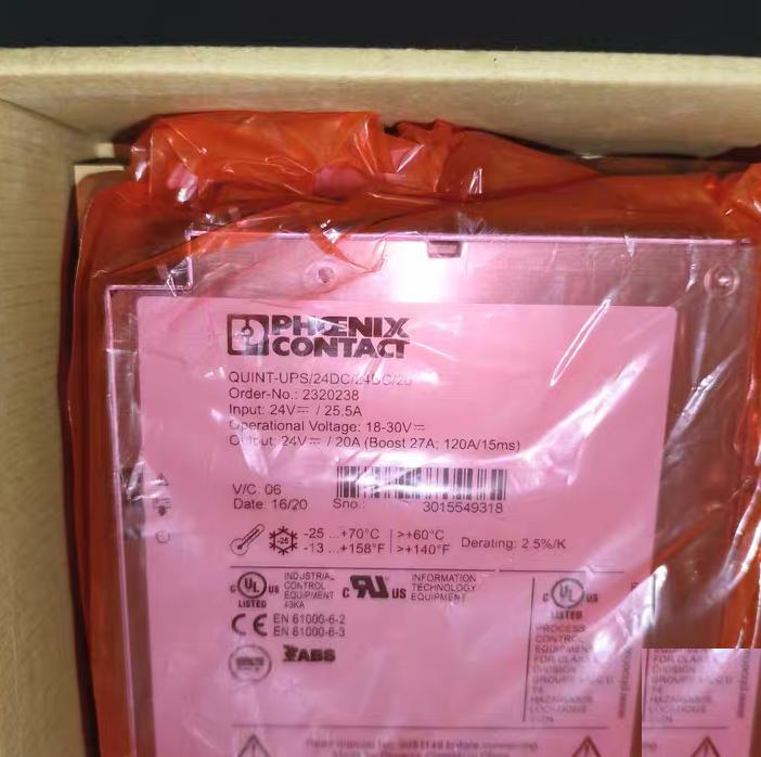 QUINT-UPS 24DC 24DC 20 2320238 24V 25 5A 24V 20A UL