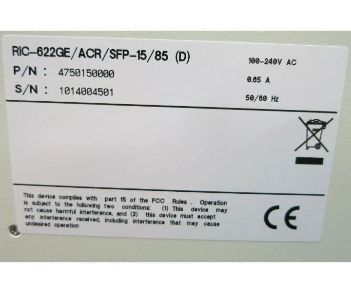 RIC-622GE SFP-15 STM-4 OC-12C