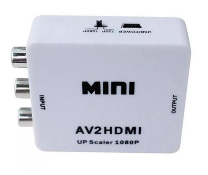 RCA AV to HDMI HD Converter Composite CVBS Video Adapter Wii NES SNES