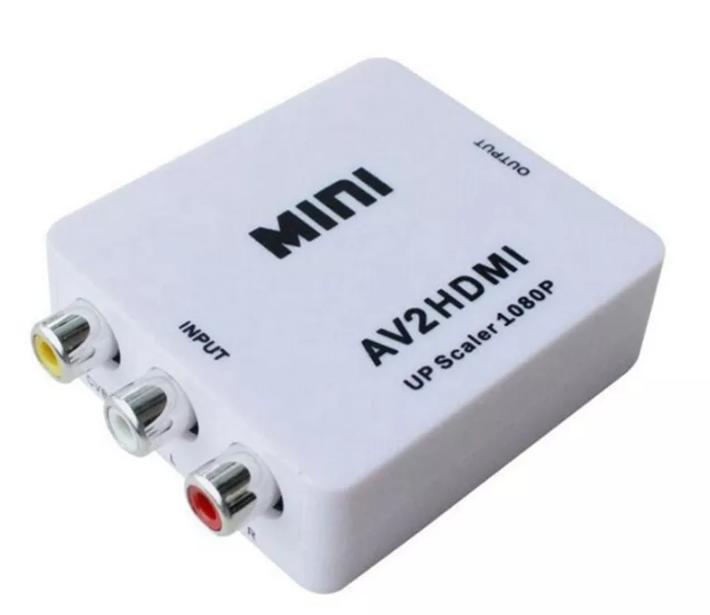 RCA AV to HDMI HD Converter Composite CVBS Video Adapter Wii NES SNES