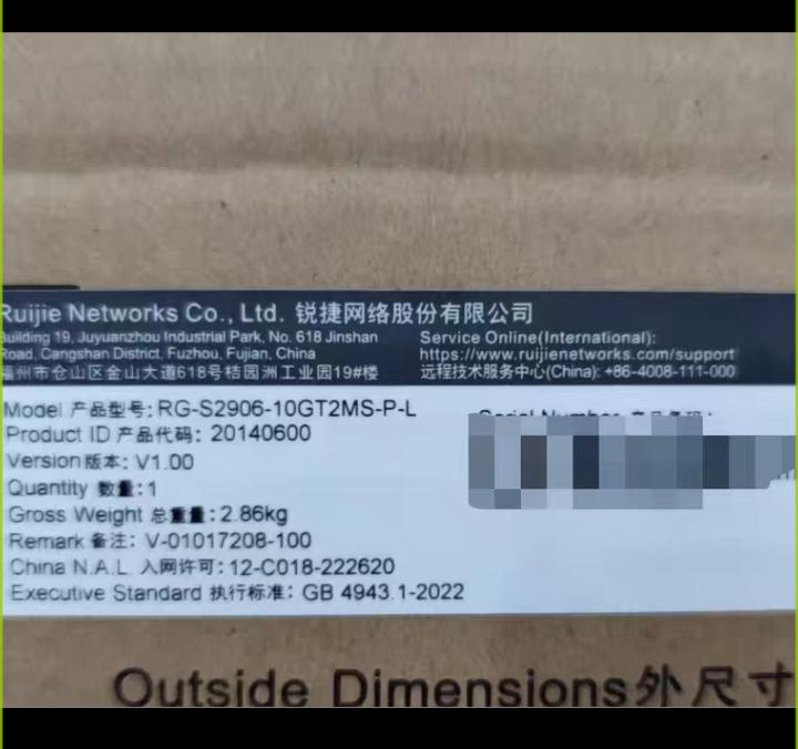 RG-S2906-10GT2MS-P-L